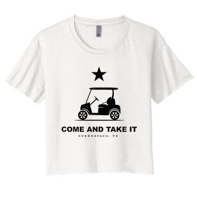 Come And Take It Women's Crop Top Tee