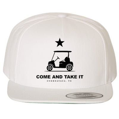 Come And Take It Wool Snapback Cap