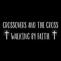 Crossovers And The Cross Walking By Faith Spiritual Believe Impact Tech Backpack