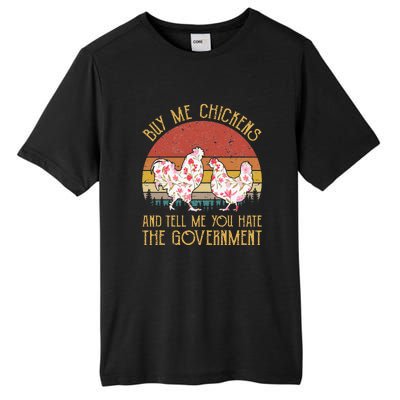 Chickens And Tell Me You Hate The Government Tall Fusion ChromaSoft Performance T-Shirt