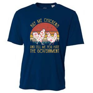 Chickens And Tell Me You Hate The Government Cooling Performance Crew T-Shirt