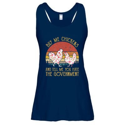 Chickens And Tell Me You Hate The Government Ladies Essential Flowy Tank