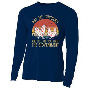 Chickens And Tell Me You Hate The Government Cooling Performance Long Sleeve Crew