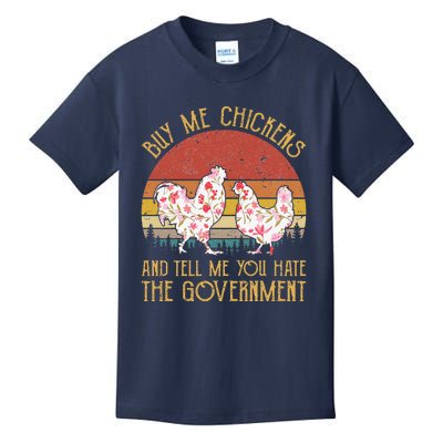 Chickens And Tell Me You Hate The Government Kids T-Shirt