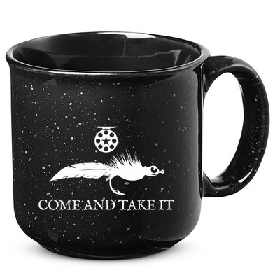 Come And Take It Fly Fishing Lure 15oz Campfire Ceramic Mug