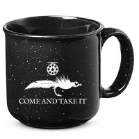 Come And Take It Fly Fishing Lure 15oz Campfire Ceramic Mug