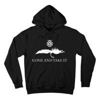 Come And Take It Fly Fishing Lure Tall Hoodie