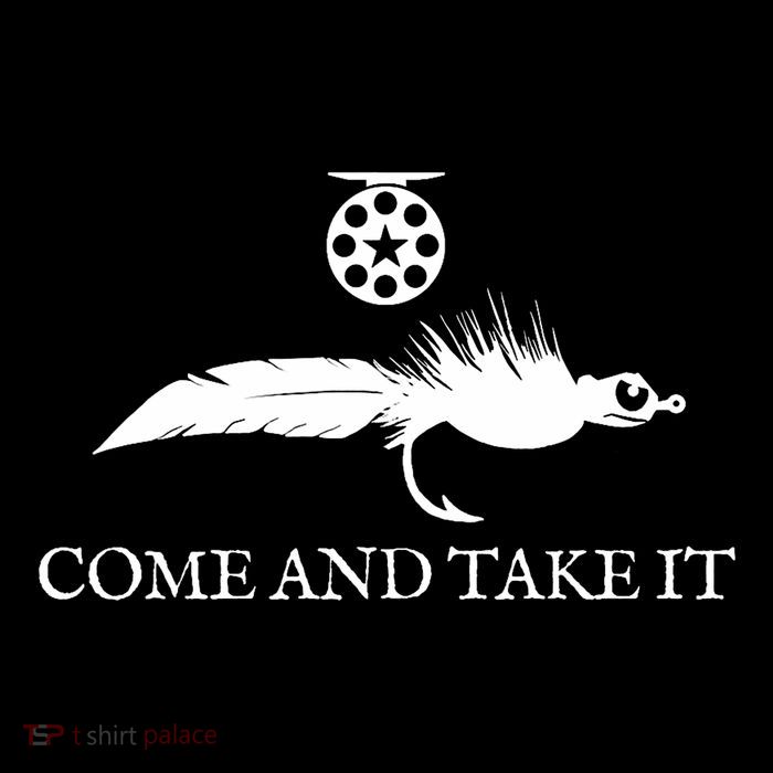 Come And Take It Fly Fishing Lure Kids T-Shirt