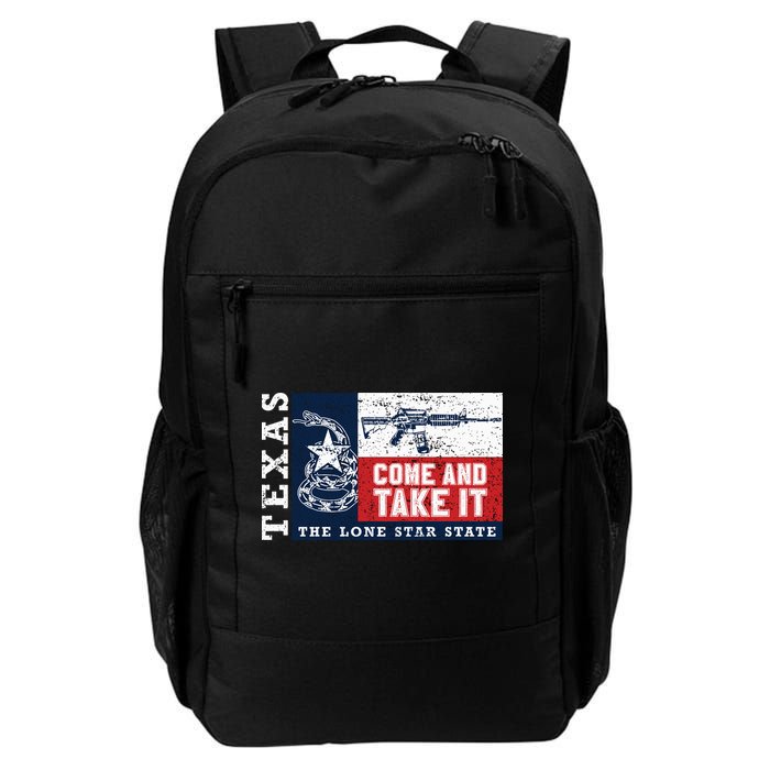 Come And Take It 2nd Amendment Guns Texas Don't Tread On Me Backpack
