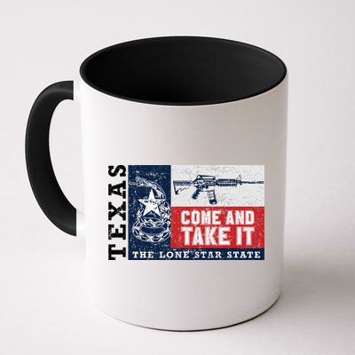 Come And Take It 2nd Amendment Guns Texas Don't Tread On Me Mug