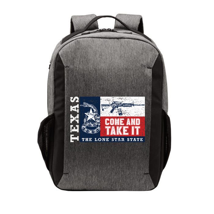 Come And Take It 2nd Amendment Guns Texas Don't Tread On Me Vector Backpack