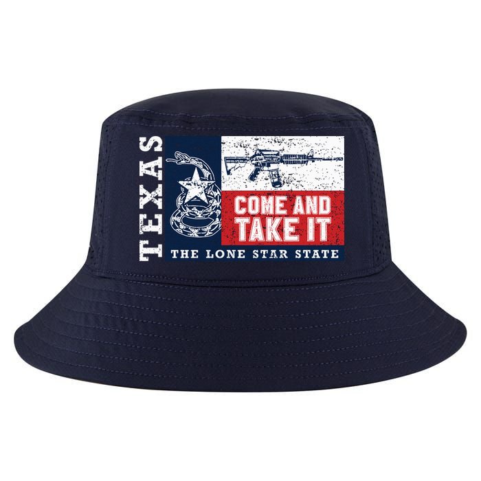 Come And Take It 2nd Amendment Guns Texas Don't Tread On Me Cool Comfort Performance Bucket Hat