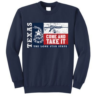 Come And Take It 2nd Amendment Guns Texas Don't Tread On Me Sweatshirt