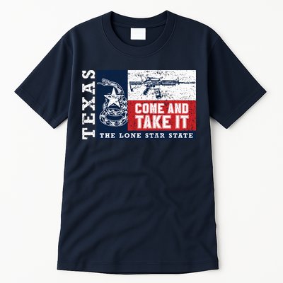 Come And Take It 2nd Amendment Guns Texas Don't Tread On Me Tall T-Shirt