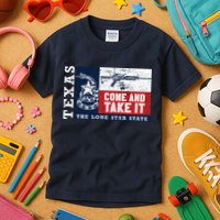 Come And Take It 2nd Amendment Guns Texas Don't Tread On Me Kids T-Shirt