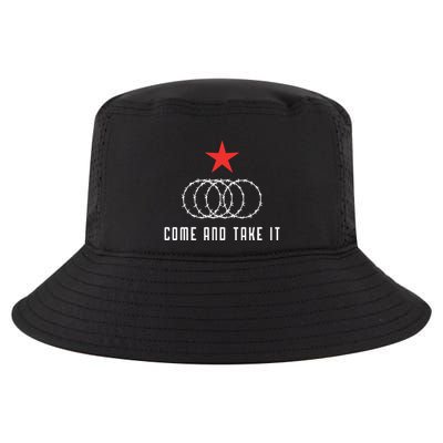 Come And Take It Texas Border Razor Wire Immigration Patriotic Cool Comfort Performance Bucket Hat