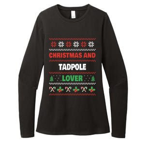 Christmas And Tadpole Lover Tadpole Ugly Christmas Womens CVC Long Sleeve Shirt