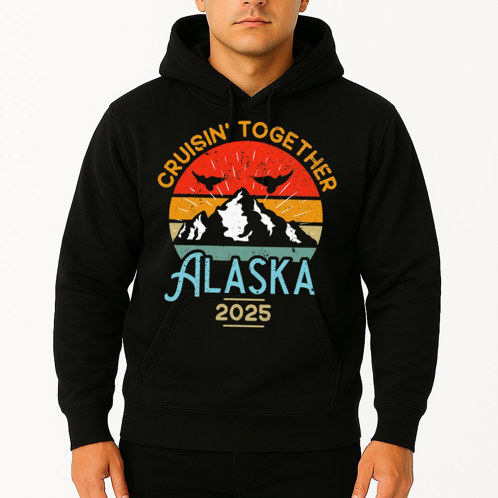Cruising Alaska Together 2025 Cruise Trip Vacation Matching Hoodie