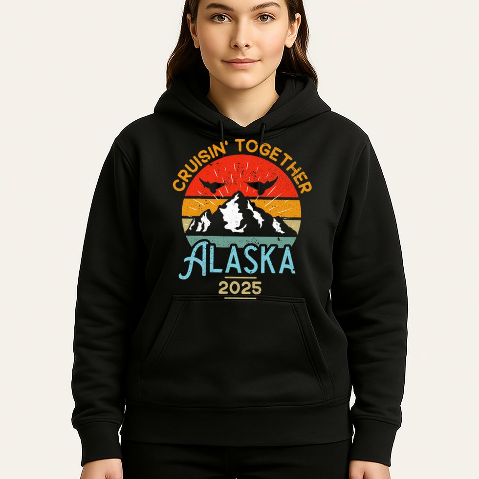 Cruising Alaska Together 2025 Cruise Trip Vacation Matching Hoodie