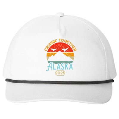 Cruising Alaska Together 2025 Cruise Trip Vacation Matching Snapback Five-Panel Rope Hat