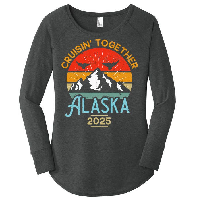 Cruising Alaska Together 2025 Cruise Trip Vacation Matching Women's Perfect Tri Tunic Long Sleeve Shirt