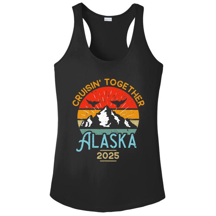 Cruising Alaska Together 2025 Cruise Trip Vacation Matching Ladies PosiCharge Competitor Racerback Tank