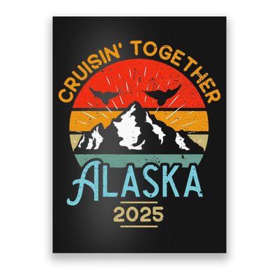 Cruising Alaska Together 2025 Cruise Trip Vacation Matching Poster