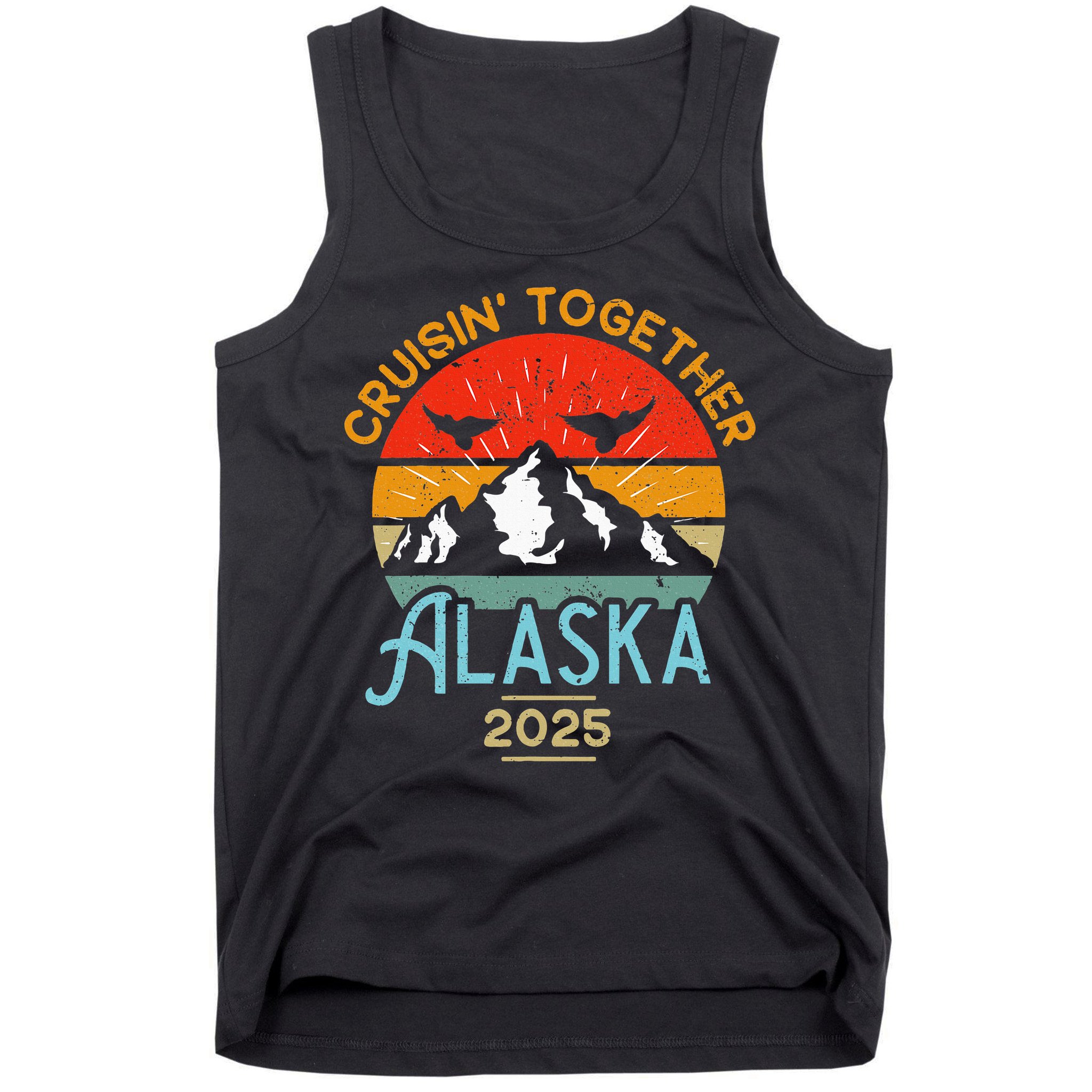 Cruising Alaska Together 2025 Cruise Trip Vacation Matching Tank Top