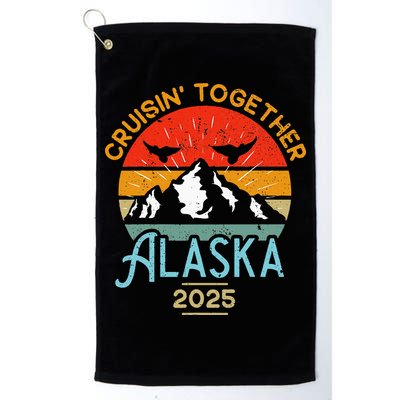 Cruising Alaska Together 2025 Cruise Trip Vacation Matching Golf Towel