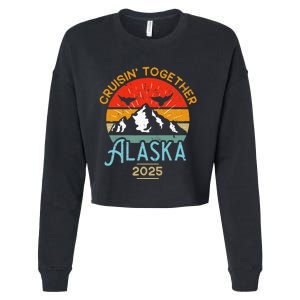 Cruising Alaska Together 2025 Cruise Trip Vacation Matching Cropped Pullover Crew