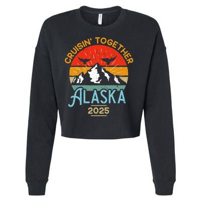 Cruising Alaska Together 2025 Cruise Trip Vacation Matching Cropped Pullover Crew