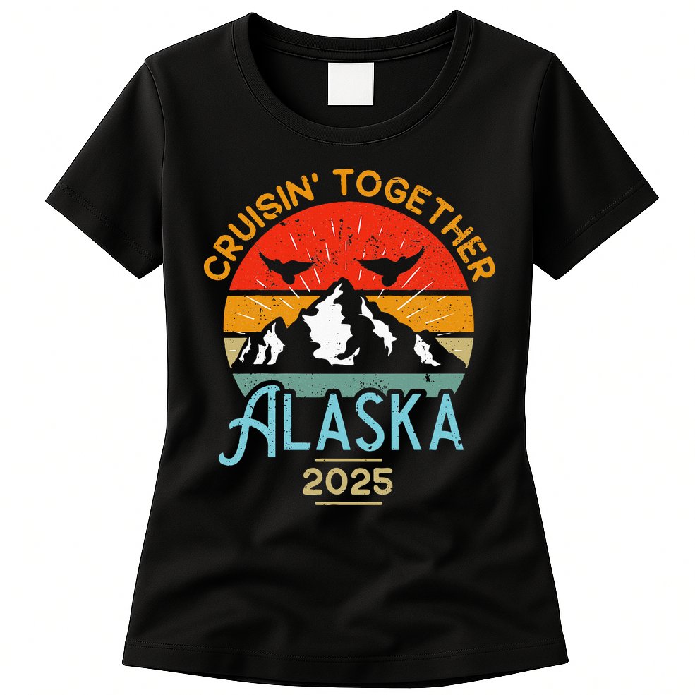 Cruising Alaska Together 2025 Cruise Trip Vacation Matching Womens T-Shirt