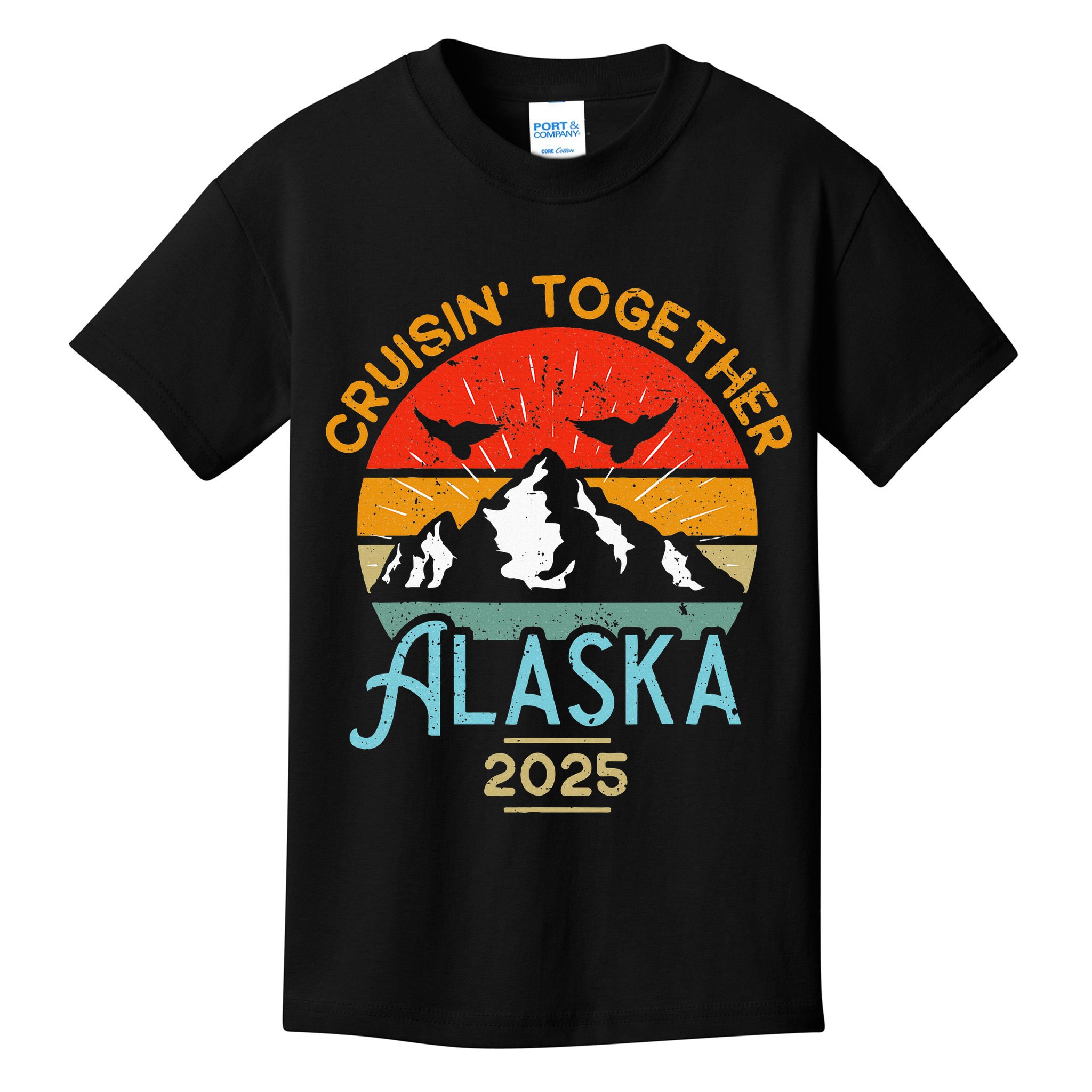 Cruising Alaska Together 2025 Cruise Trip Vacation Matching Kids T-Shirt