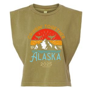 Cruising Alaska Together 2025 Cruise Trip Vacation Matching Garment-Dyed Women's Muscle Tee