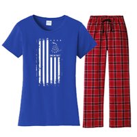 Come And Take It Great Gift American Flag Snake Great Gift Pro 2nd Adt Gift Women's Flannel Pajama Set