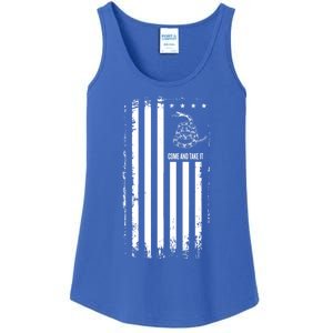 Come And Take It Great Gift American Flag Snake Great Gift Pro 2nd Adt Gift Ladies Essential Tank