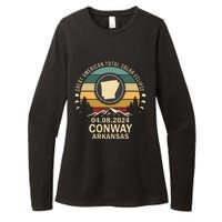 Conway Arkansas Total Solar Eclipse 2024 Womens CVC Long Sleeve Shirt