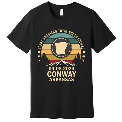 Conway Arkansas Total Solar Eclipse 2024 Premium T-Shirt