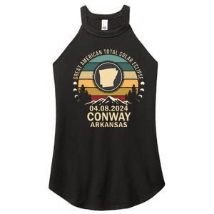 Conway Arkansas Total Solar Eclipse 2024 Women's Perfect Tri Rocker Tank