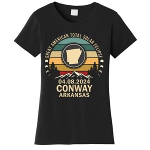 Conway Arkansas Total Solar Eclipse 2024 Women's T-Shirt