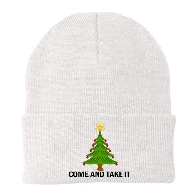 Come And Take It Christmas Tree Gift Funny Anti Lockdown Gift Beanie