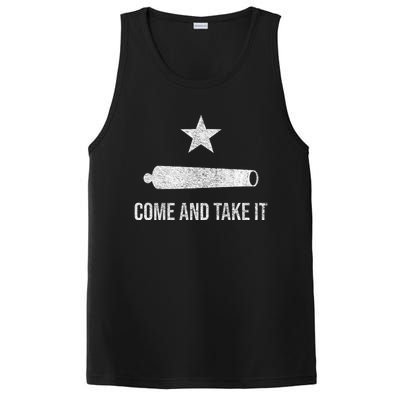 Come And Take It Flag Texas Pride Gonzales Cannon Gift PosiCharge Competitor Tank