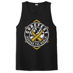 CureFest Around The World Hexagon Design PosiCharge Competitor Tank