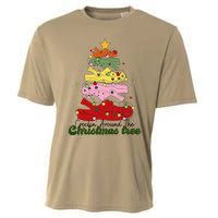 Crockin Around The Christmas Tree Crocking Around Cooling Performance Crew T-Shirt