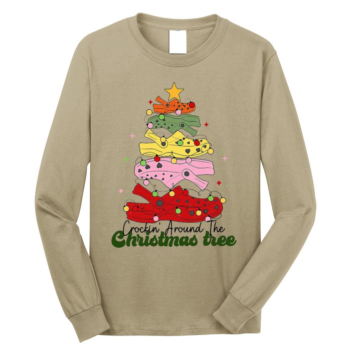 Crockin Around The Christmas Tree Crocking Around Long Sleeve Shirt