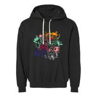 Control All The Things Video Game Console Controllers Retro Great Gift Garment-Dyed Fleece Hoodie