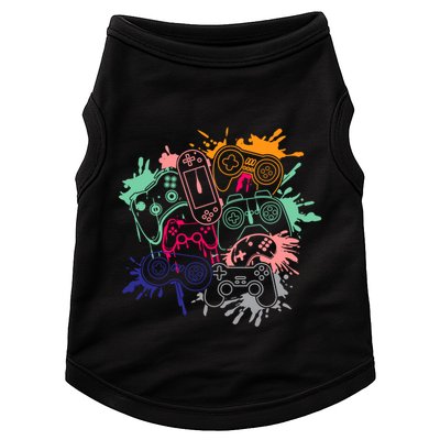 Control All The Things Video Game Console Controllers Retro Great Gift Doggie Tank