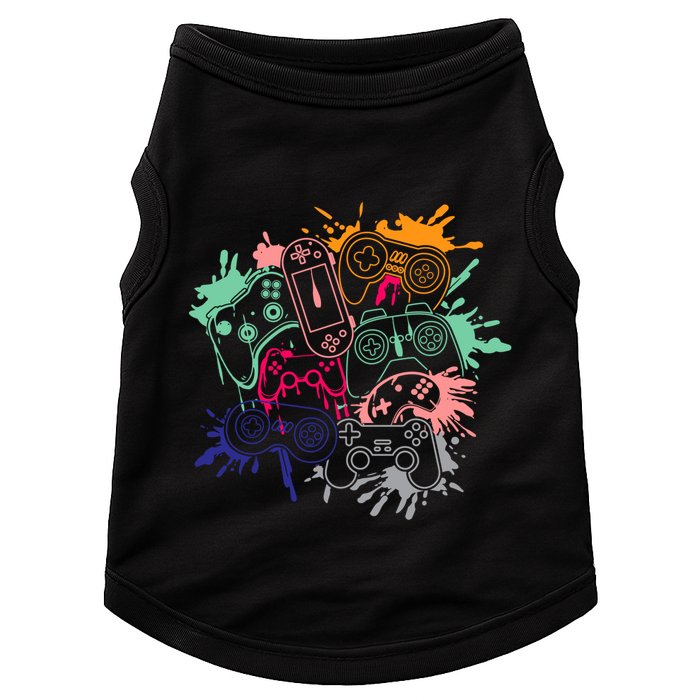 Control All The Things Video Game Console Controllers Retro Great Gift Doggie Tank