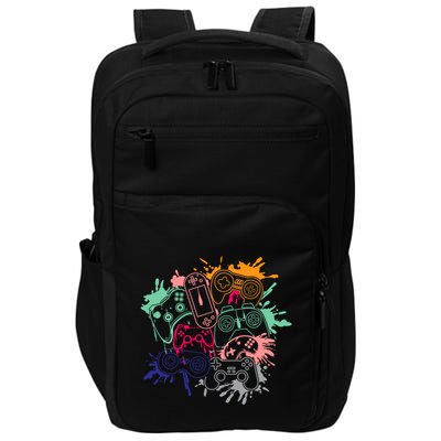 Control All The Things Video Game Console Controllers Retro Great Gift Impact Tech Backpack