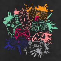 Control All The Things Video Game Console Controllers Retro Great Gift Crop Fleece Hoodie